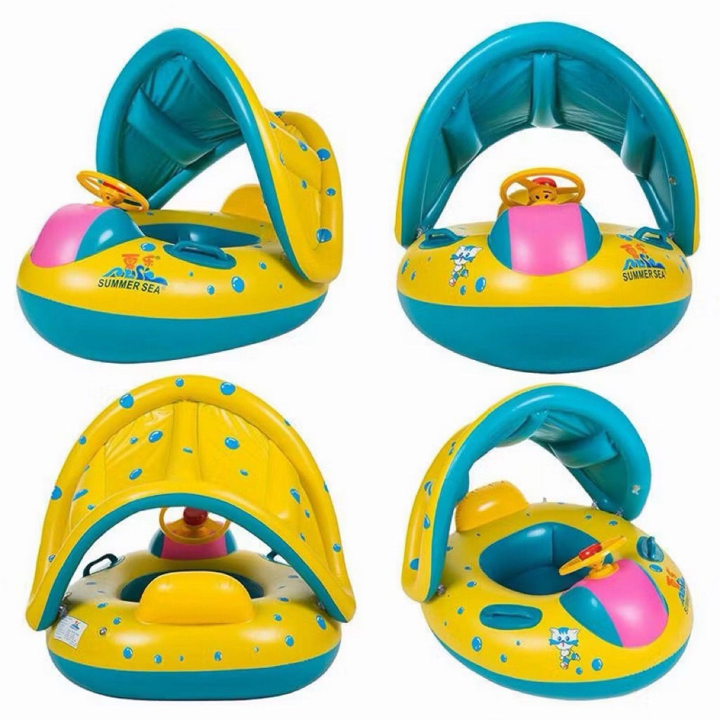 Pelampung Duduk Bayi Hingga Balita Ada Pegangan Dan Setir