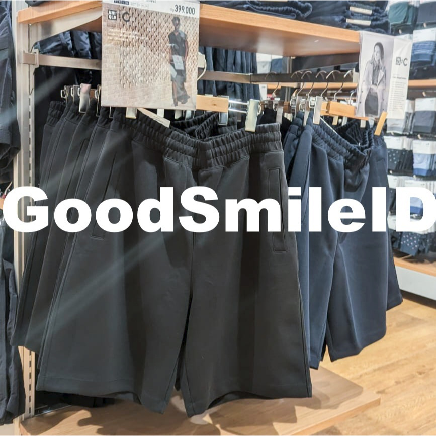 SALE Men Celana Pendek Lebar Sweat Pants Wide Pria Wanita Shorts Bawahan JASTIP UNIQLO