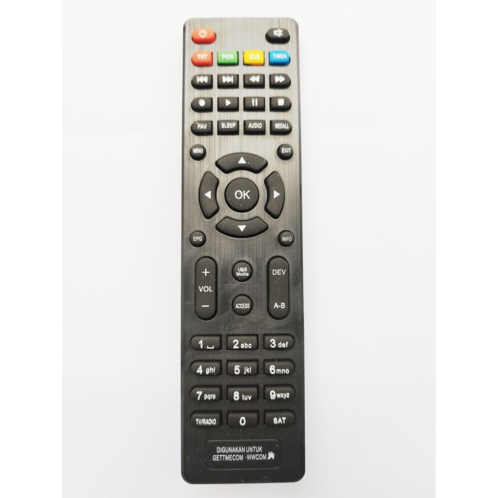 REMOT REMOTE FOR STB SKYBOX F1+ SET TOP BOX PARABOLA DIGITAL RECEIVER