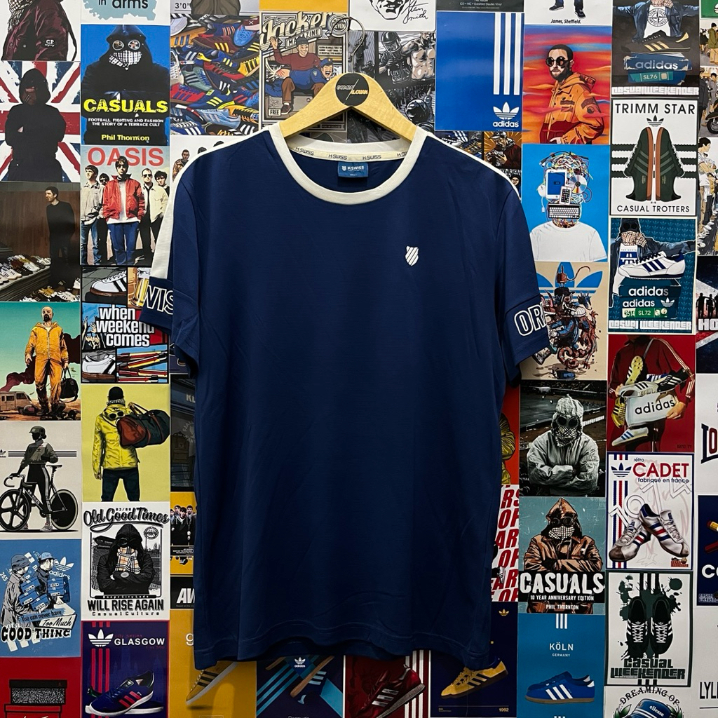 T-Shirt / Kaos Oblong / Olahraga / Vintage / Second / K-SWISS