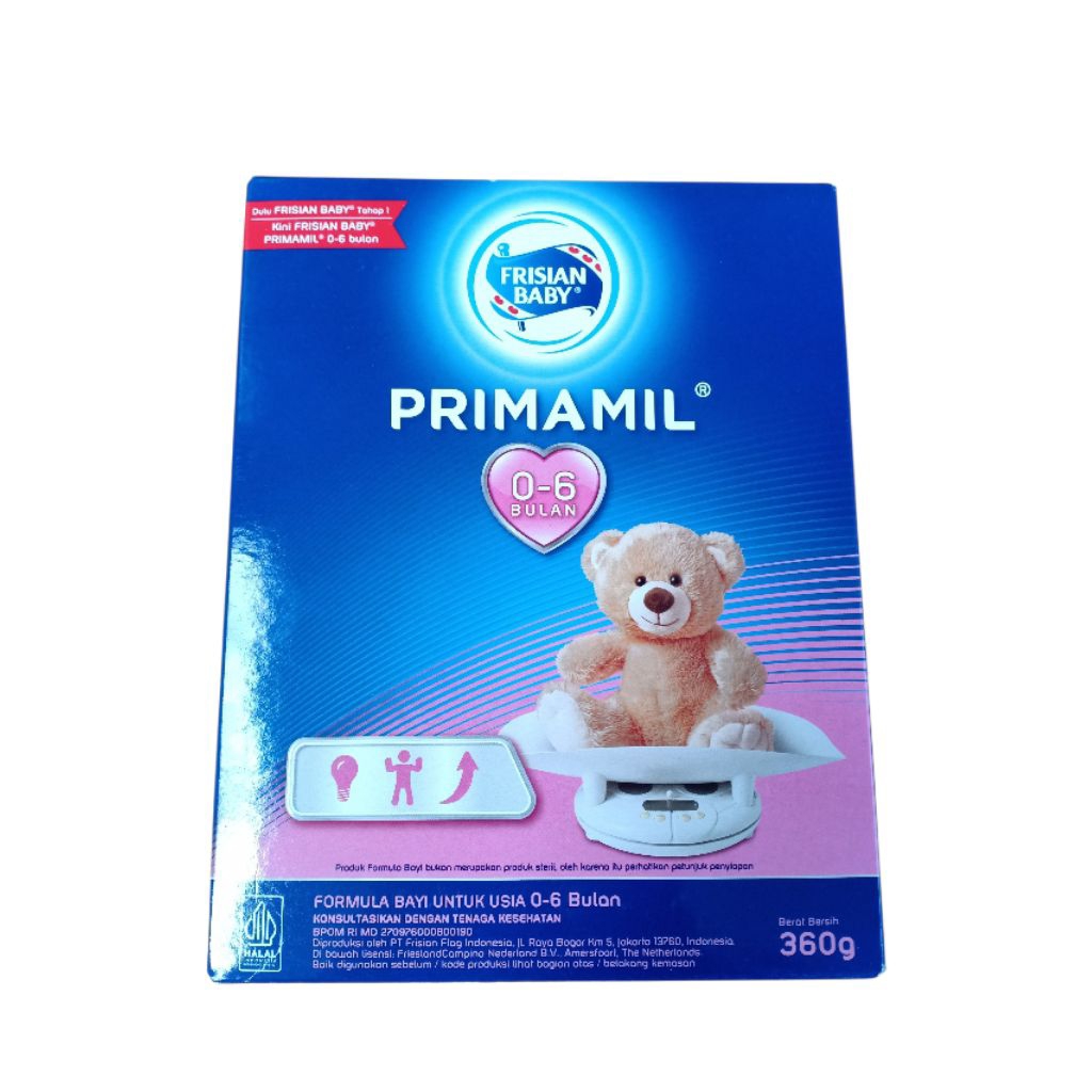 Frisian Baby Primamil 0-6 Bulan - Plain 360gr - Susu Formula Bayi 0-6 Bulan