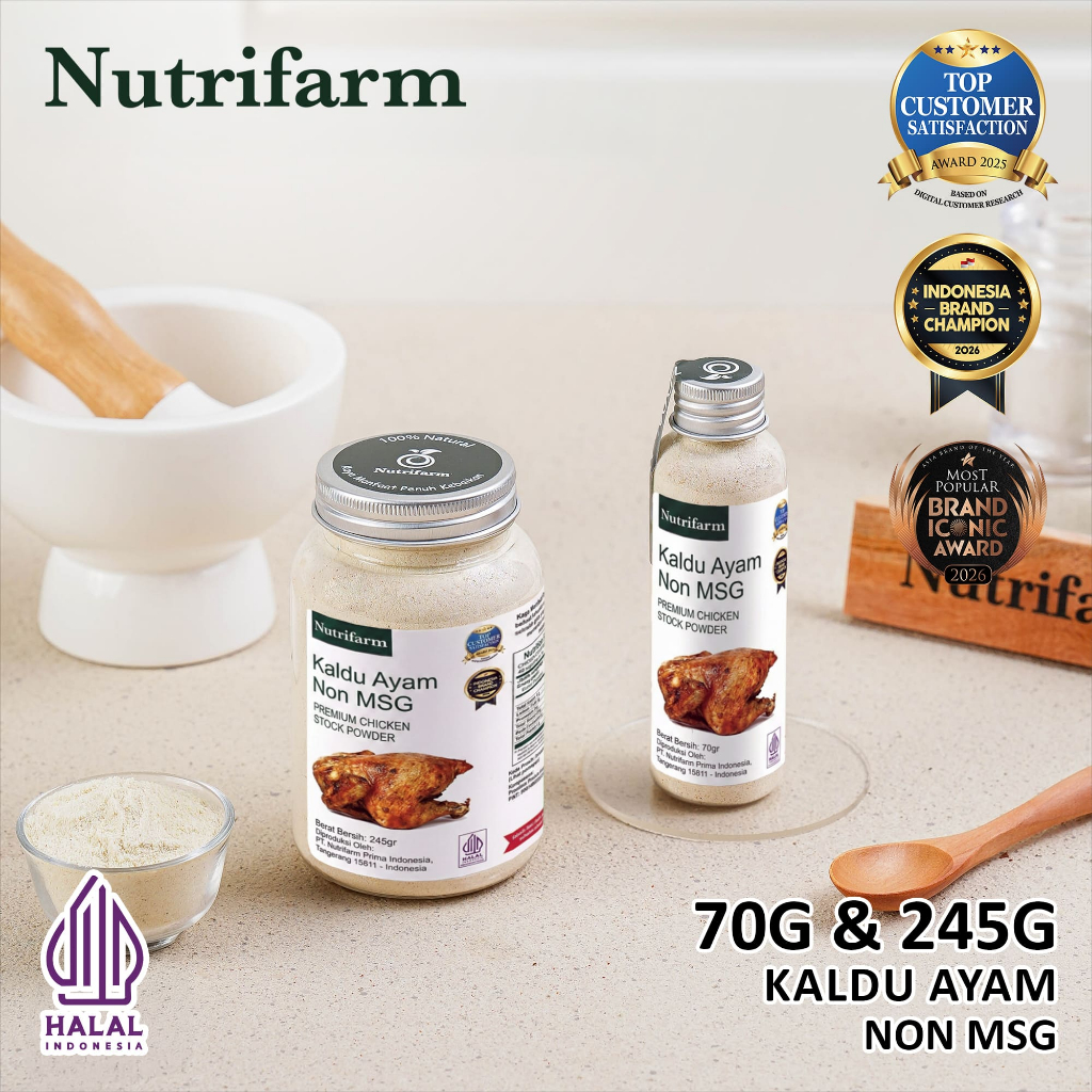 Kaldu Ayam 70g 245g Mpasi Bayi Non Msg Bubuk
