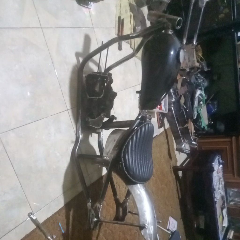 Frame chopper rangka custom motor model chopper