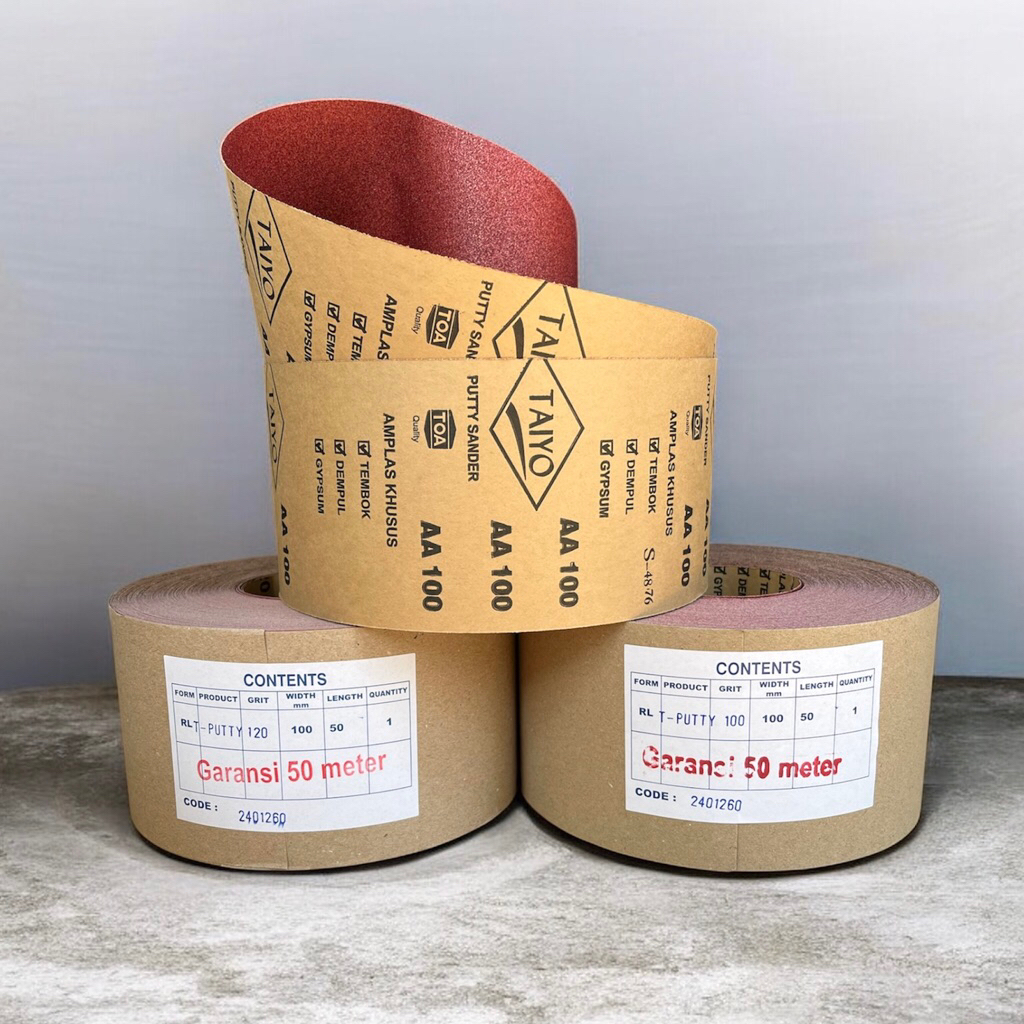 AMPLAS KERTAS KHUSUS TEMBOK DEMPUL & GYPSUM