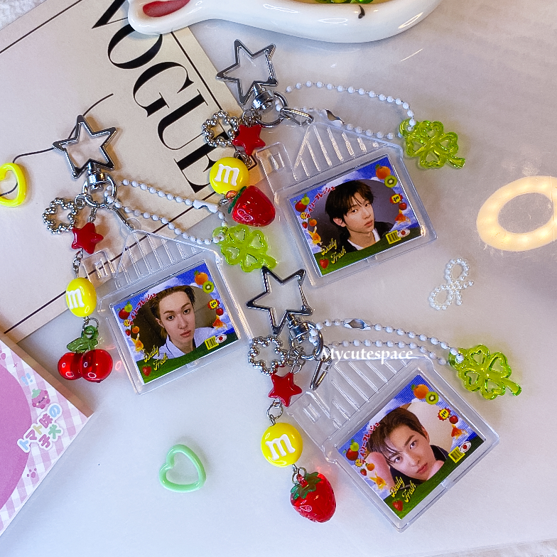 CORTIS KEYCHAIN JUMINOCORE FRUIT / CORTIS KEYCHAIN HOME AKRILIK