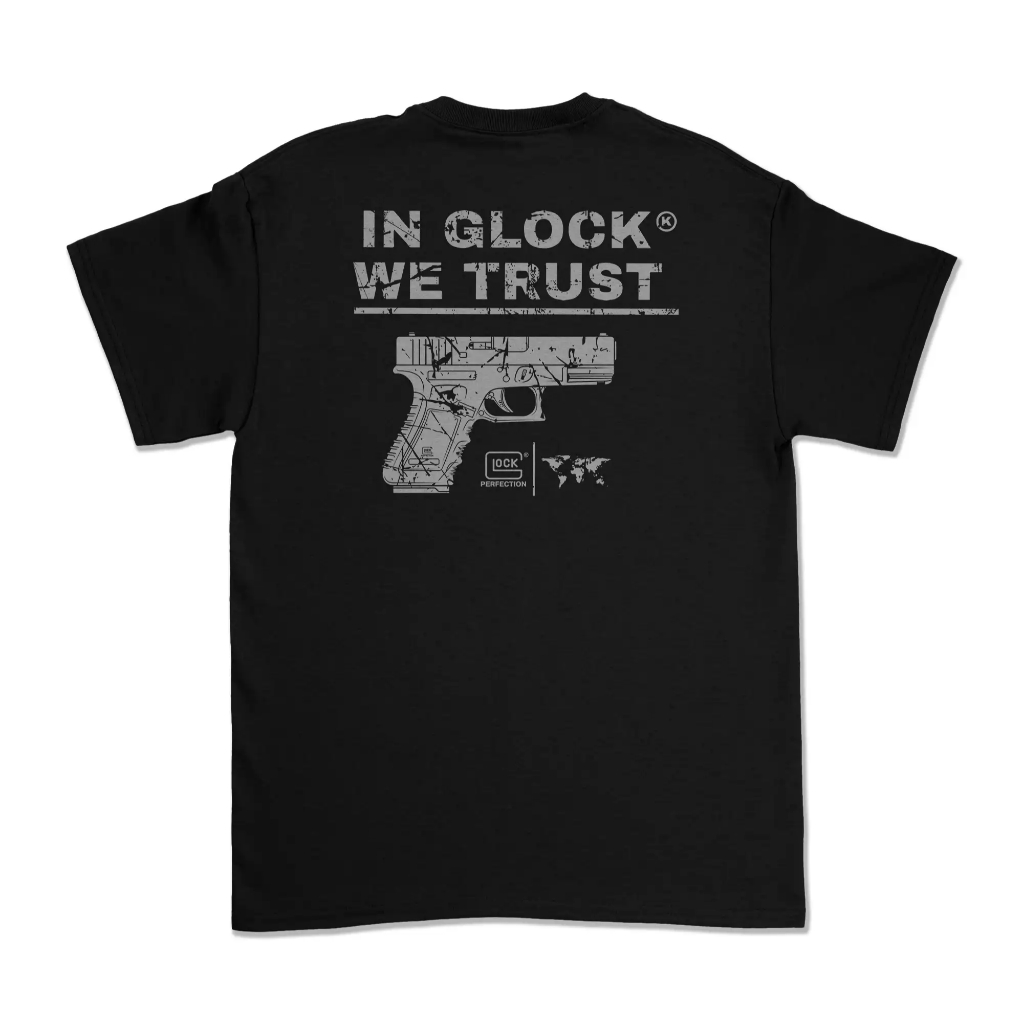 Rotee Kaos In Glock We Trust Cotton Combed lokal