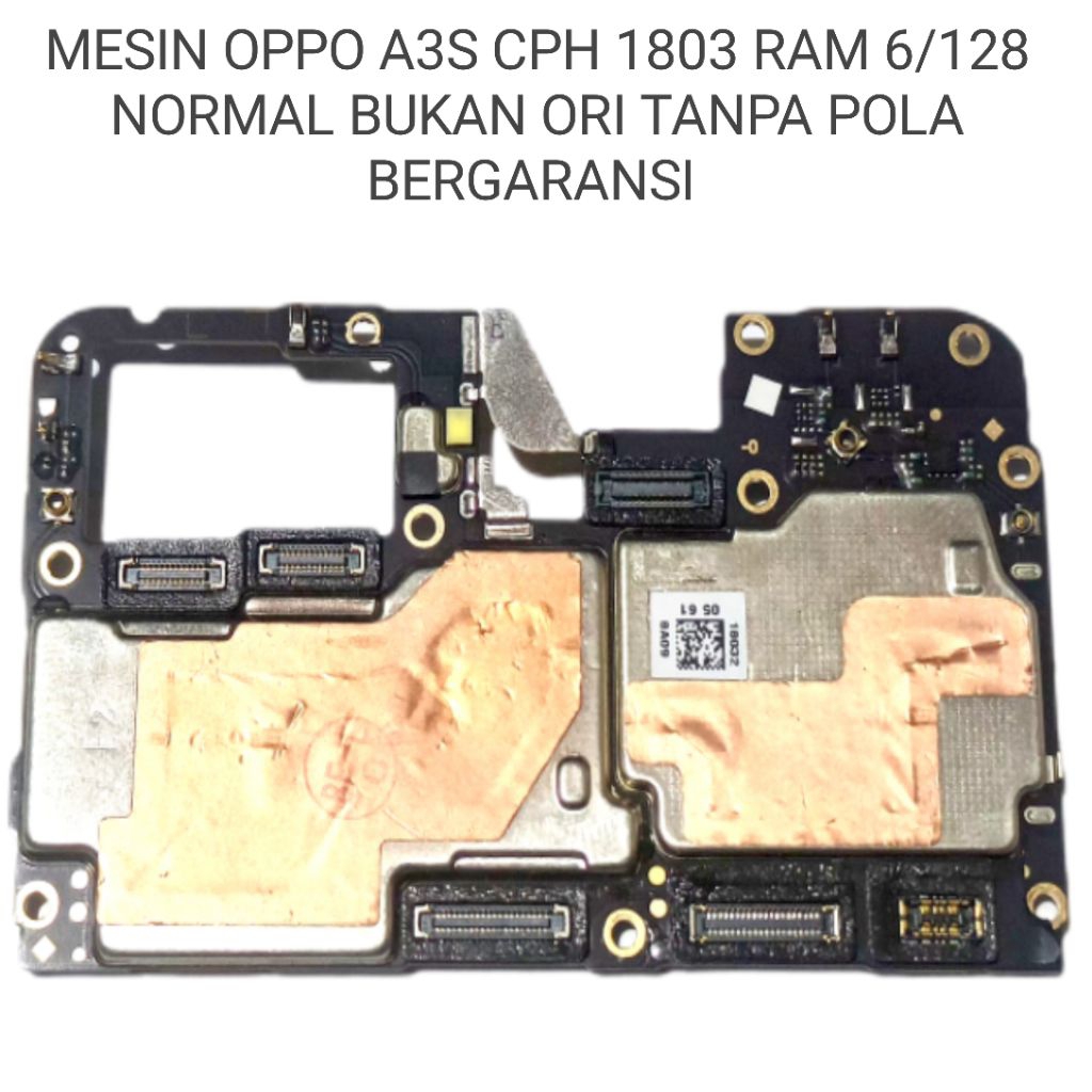 MESIN OPPO A3S 1803 RAM 6/128 NORMAL REFURBUS BUKAN ORI TANPA POLA SIAP PAKAI