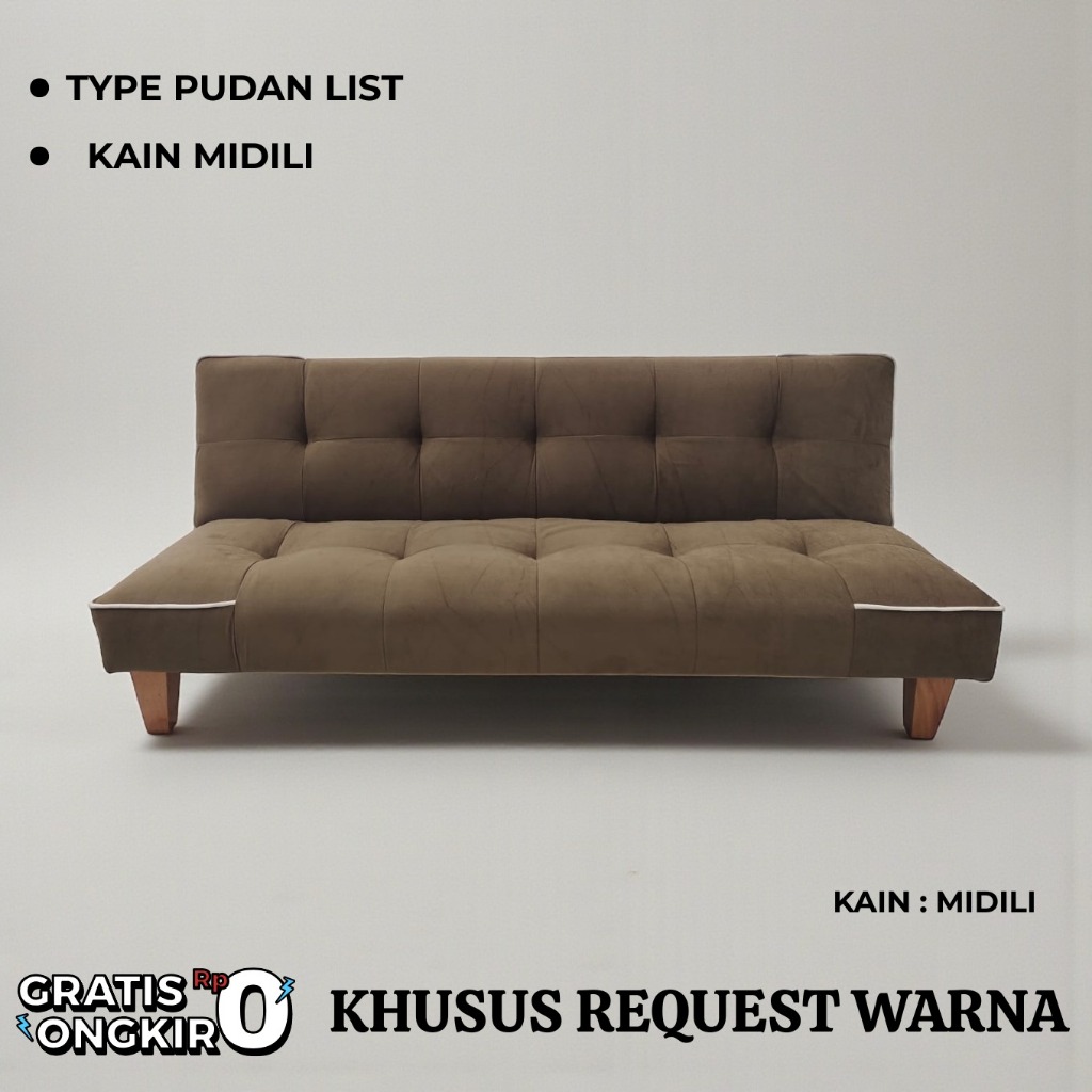 Sofa Dalmet Pudan List - sofa tidur  Apartment - sofa lipat minimalis Bekasi