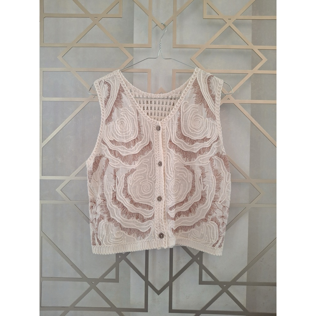 VEST Rajut Wanita || Vest Rajut || Women Vest || Vest Feminin || Vest Aksen Baju || Vest Bahan Knit 