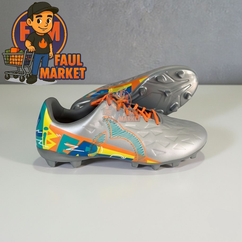 [TERMURAH DI SHOPEE] Sepatu Bola Ortus Original 100% Terbaru Ori Sepatu Bola Ortuseight Silver