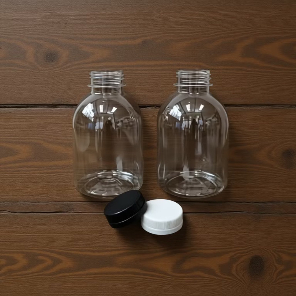 [Free Kardus+BBwrap] Botol Gemoy SN 250ml | Botol Cembung 250 ml Plastik | Botol Jus Jamu Kopi Madu 