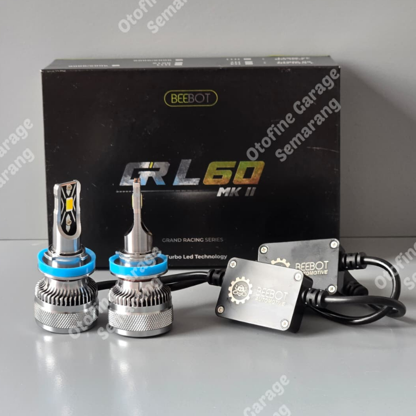 LED Foglamp 3 Warna Beebot GR L60 Mk2, Socket H11/H8/H16 - Garansi 1Th