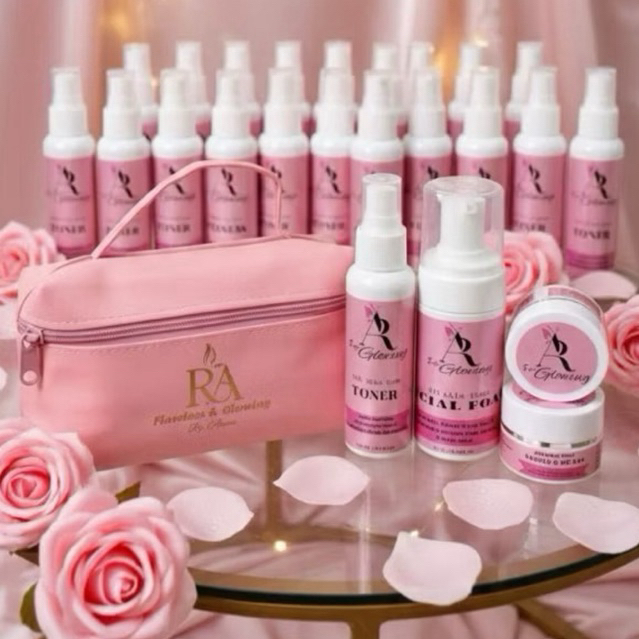 RA SKIN GLOW 100% ORIGINAL ( mencerahkan memudarkan flek hitam dan mengatasi masalah)