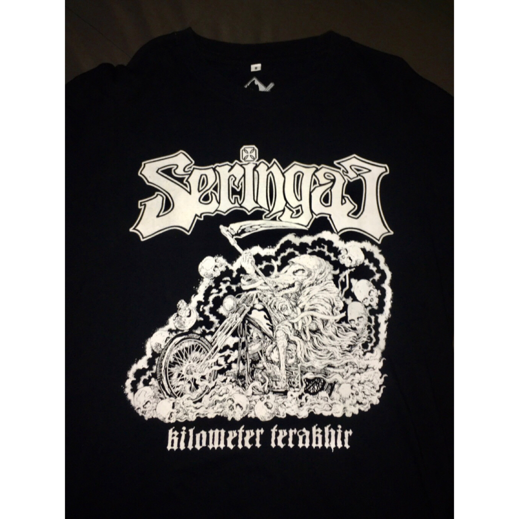 T-shirt Seringai Mesin Ini Meradang (Original) High Octane Kaos Hitam Band Lawless