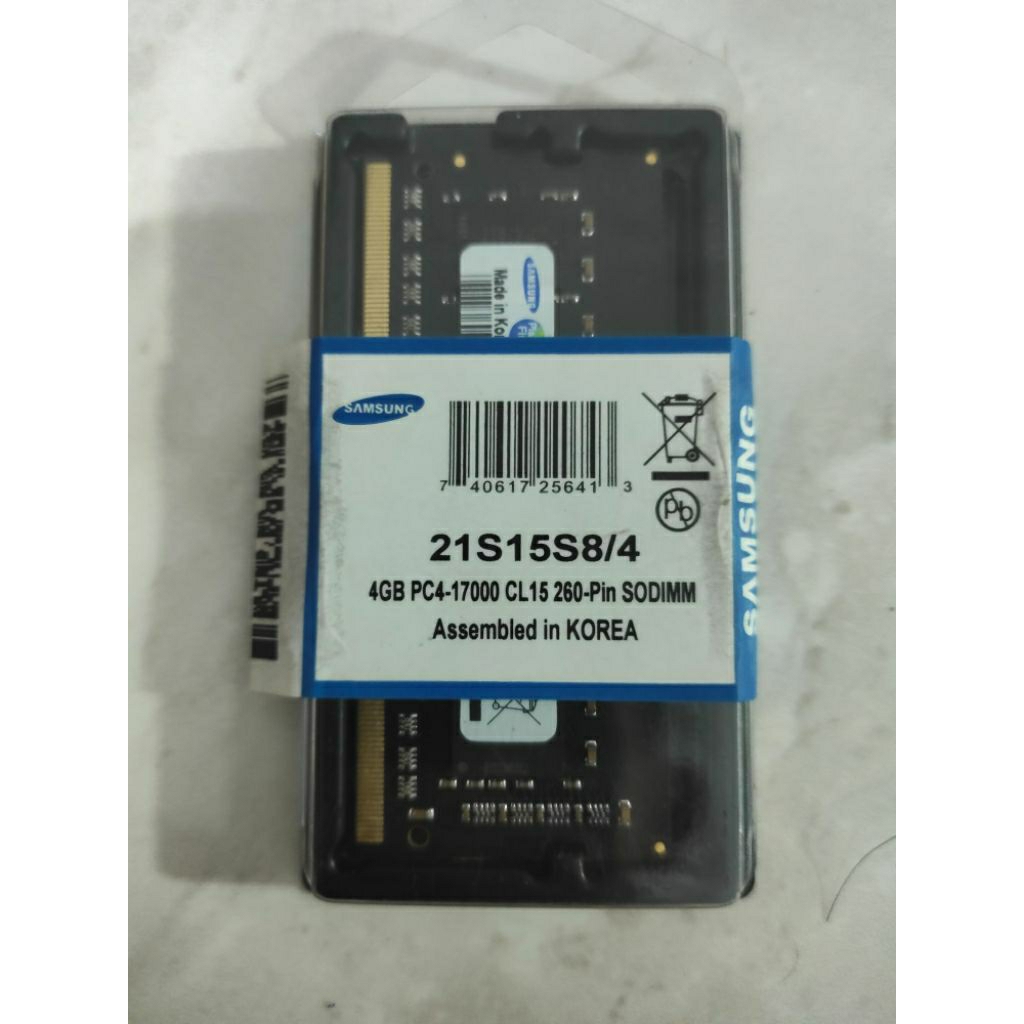 RAM 4GB DDR4 samsung new 2133mhz