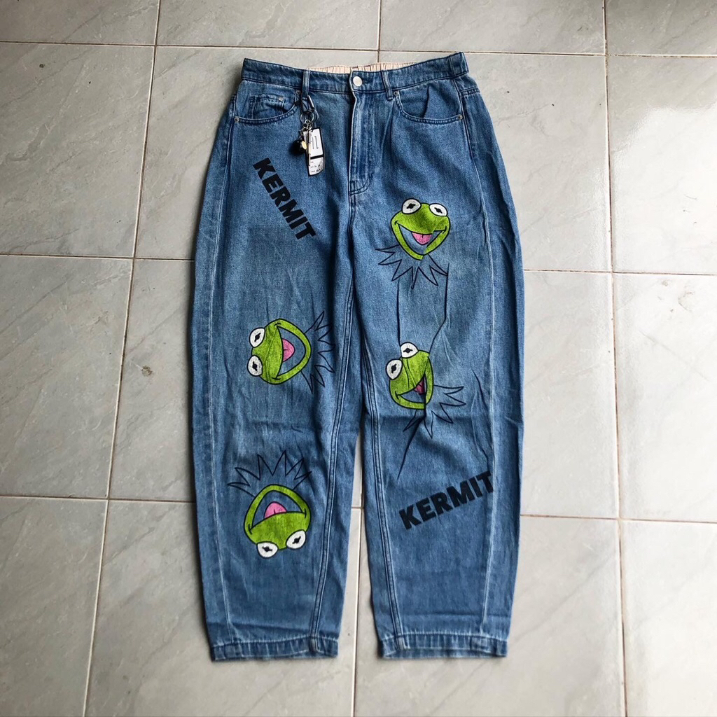 BAGGY PANTS H&M X DISNEY KERMIT