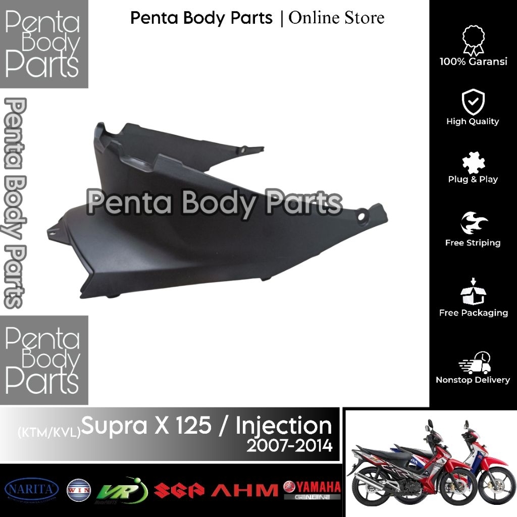 Cover Body Center - Cover Tangki / Box Supra X 125 (KVL) Batman Injection / Supra X 125 Old Lama PGM