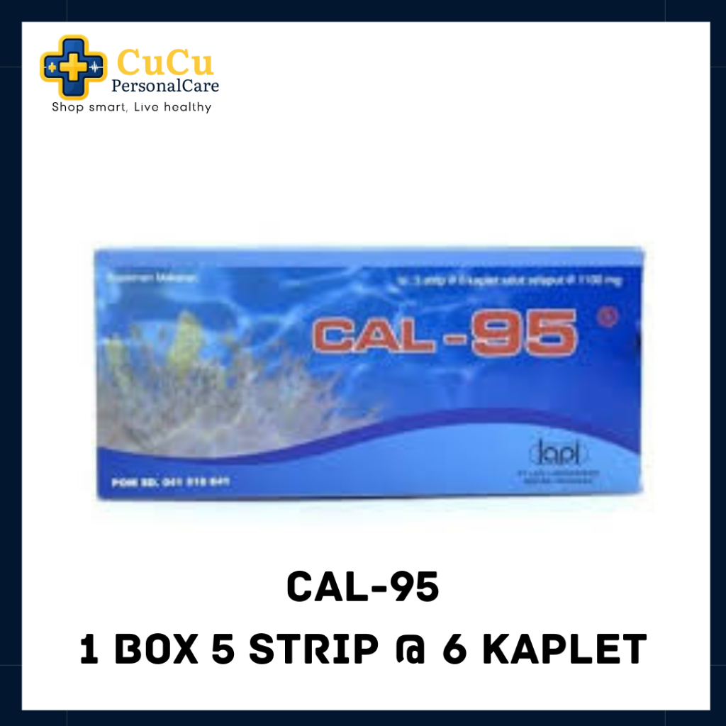 Cal-95 Kalsium Multivitamin Bumil Lansia 30 Kaplet