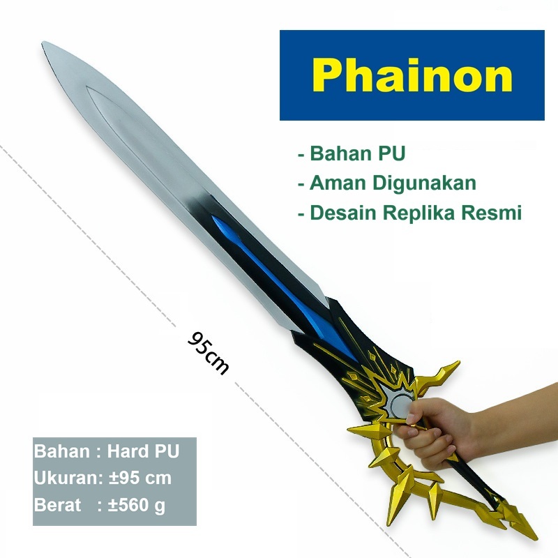 100cm PU Mainan Pedang Cosplay Starrail Jingliu Kafka Phainon Blade Acheron Anaxa