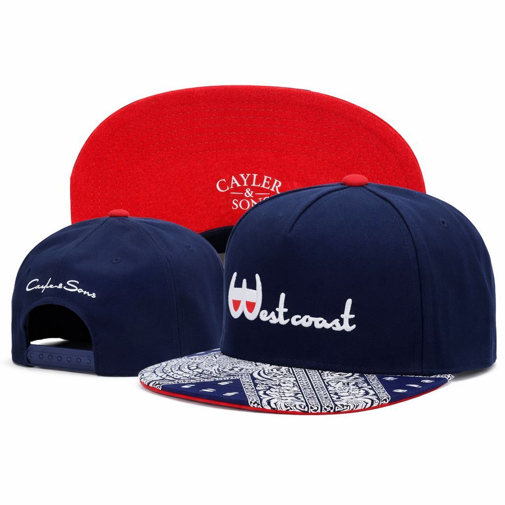 Chaniago026 - Topi CAYLER&SONS Snapback Hiphop Bordir  WEST COST Distro Pria Wanita Dewasa Corak Bat