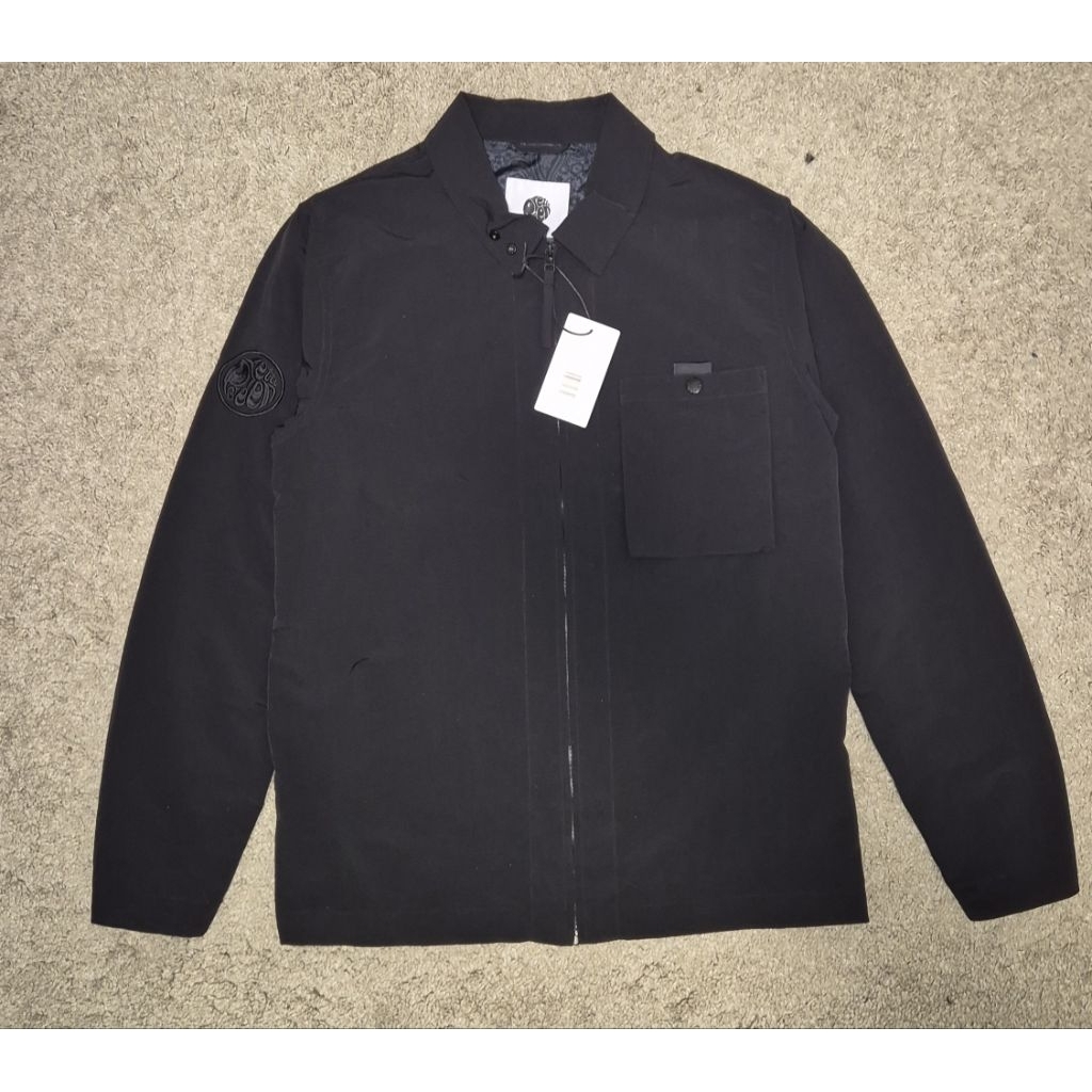 PRETTY GREEN HEATON OVERSHIRT BLACK M BNWT