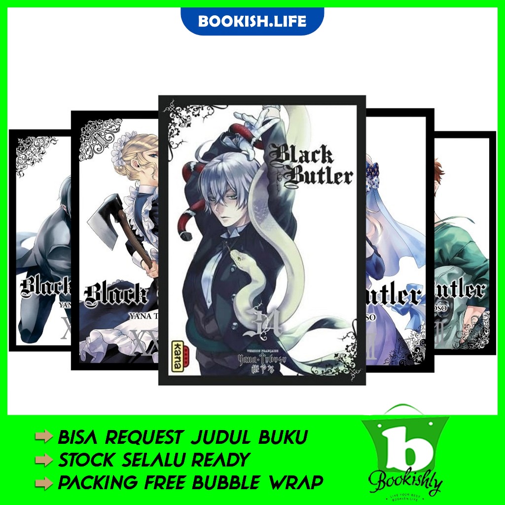 Black Butler Manga (33 Book series) (English)