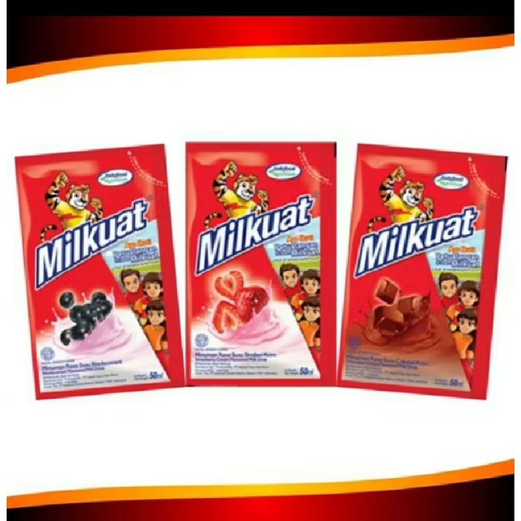 susu bantal milkuat strawberry, coklat, bluberry harga per pcs satuan