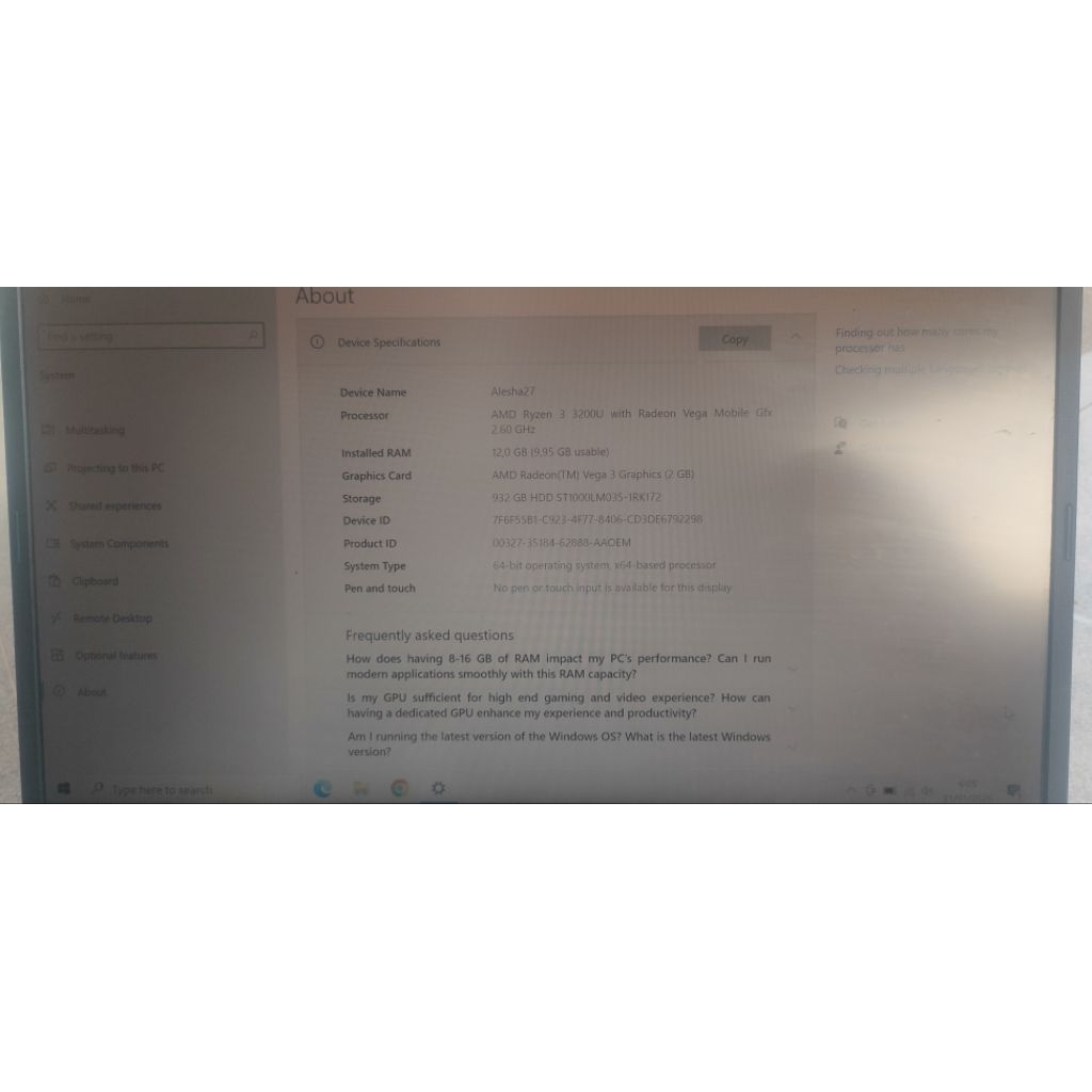 Vivobook Asus laptop x409da_m409da