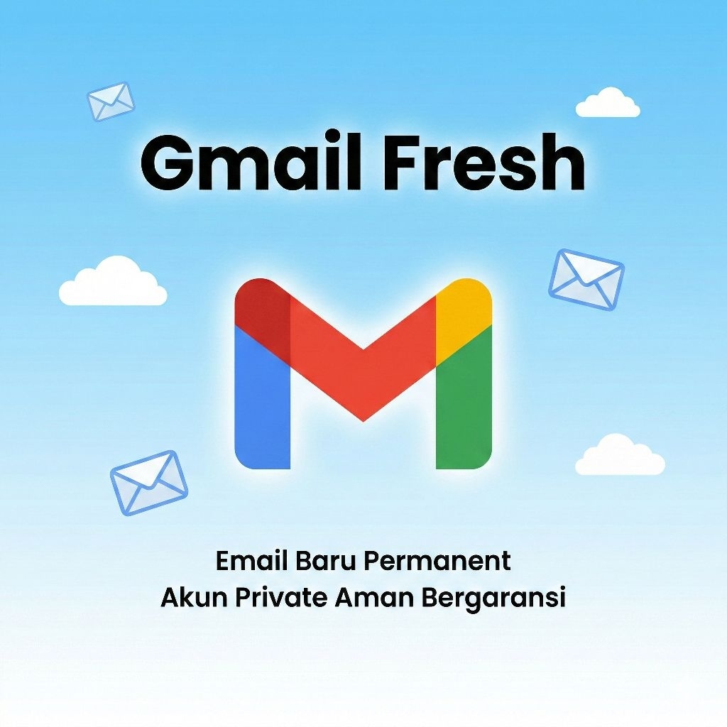 Gmail Fresh Baru Akun Private Permanent Siap Pakai Bergaransi