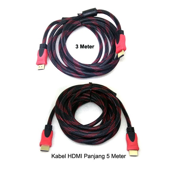 Kabel HDMI untuk TV MONITOR PROYEKTOR DAN CCTV 3 dan 5 meter