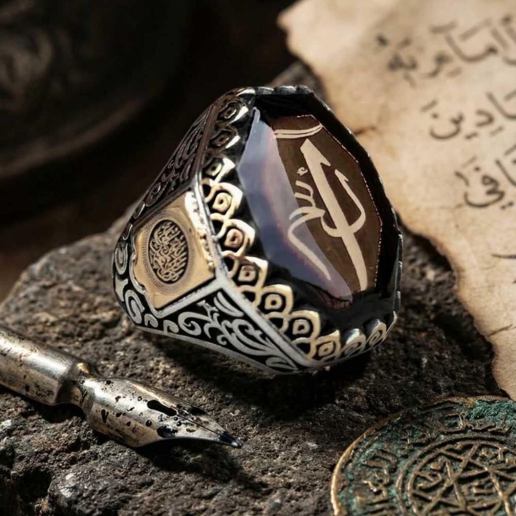 Cincin Perak Osmanli Turki / Cincin Alif Lam Mim Turki Silver 925