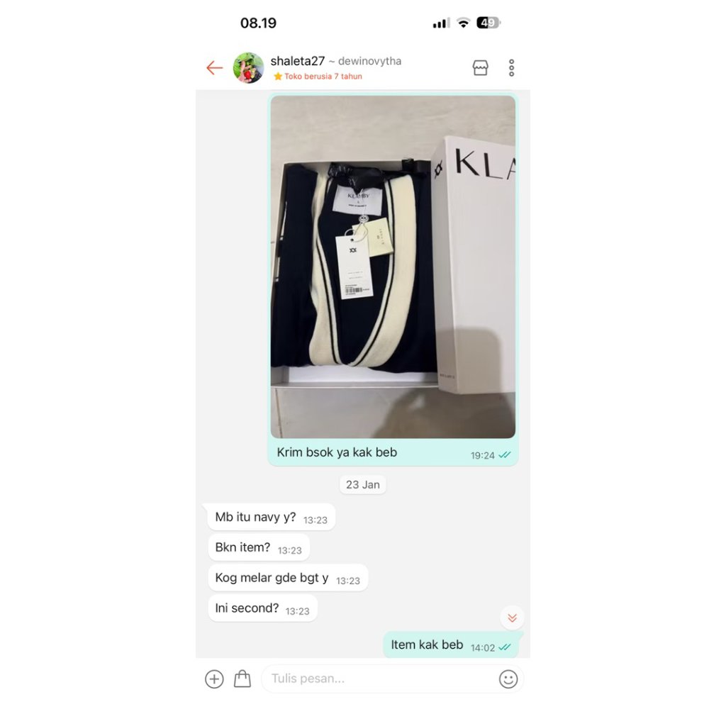 hati2 para seller terhadap akun ini