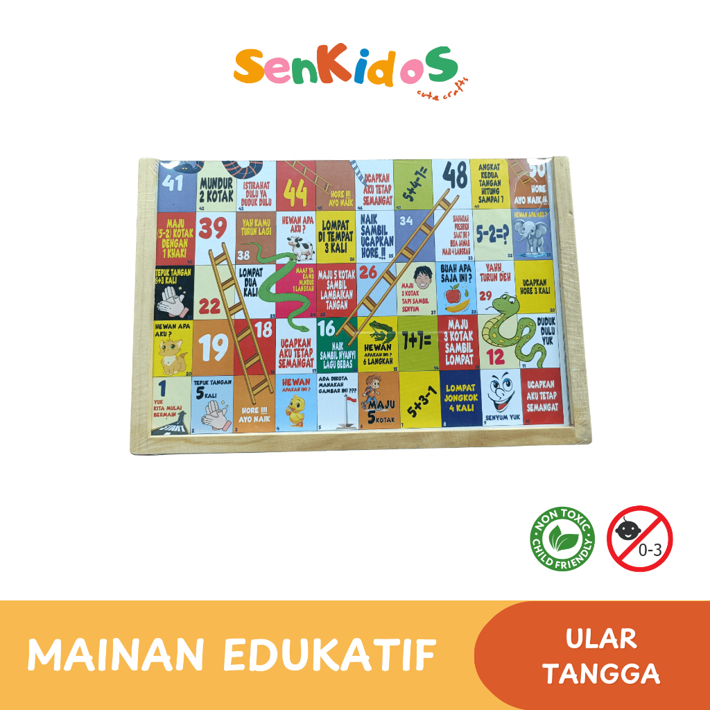 Ular Tangga - Mainan Edukatif Anak