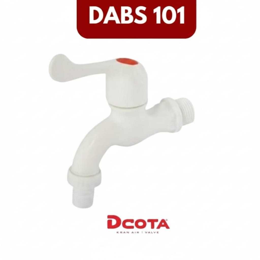 Kran AIr Kran Taman Kran Tembok Plastik Pendek DABS 101 DCOTA Kran Gagang Pendek