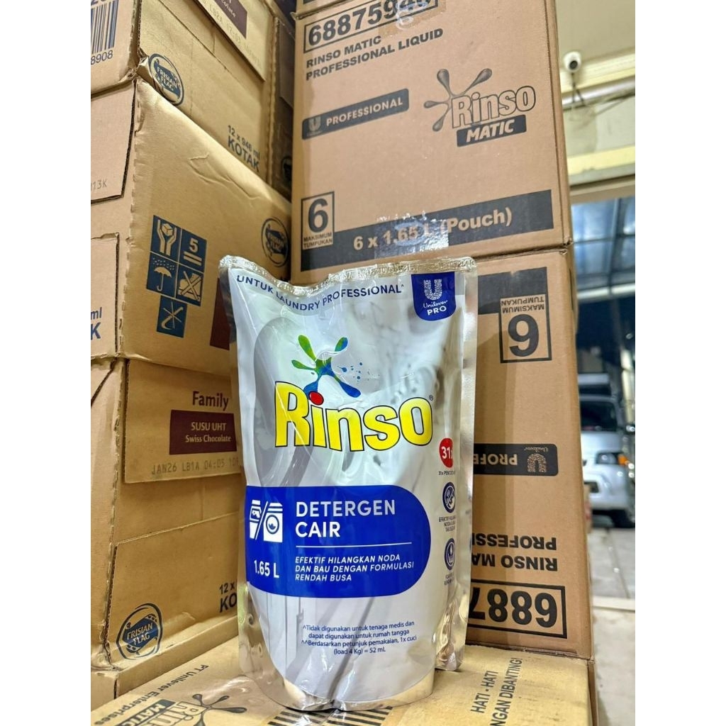 Rinso Matic 1,65Liter//Rinso Matic Detergen Cair