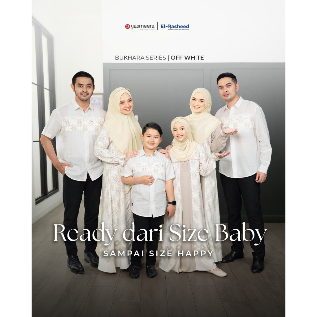 YASMEERA BUKHARA (Off White) | SARIMBIT SERIES 2026 | SARIMBIT YASMEERA X EL-RASHEED 2026 - SARIMBIT