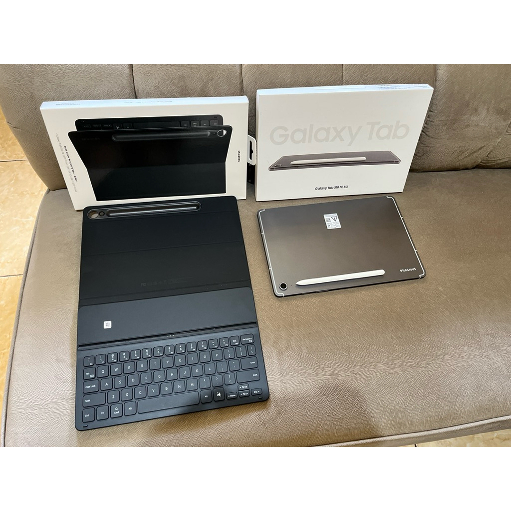 Samsung Galaxy Tab 10 FE 5G second ori+keyboard original