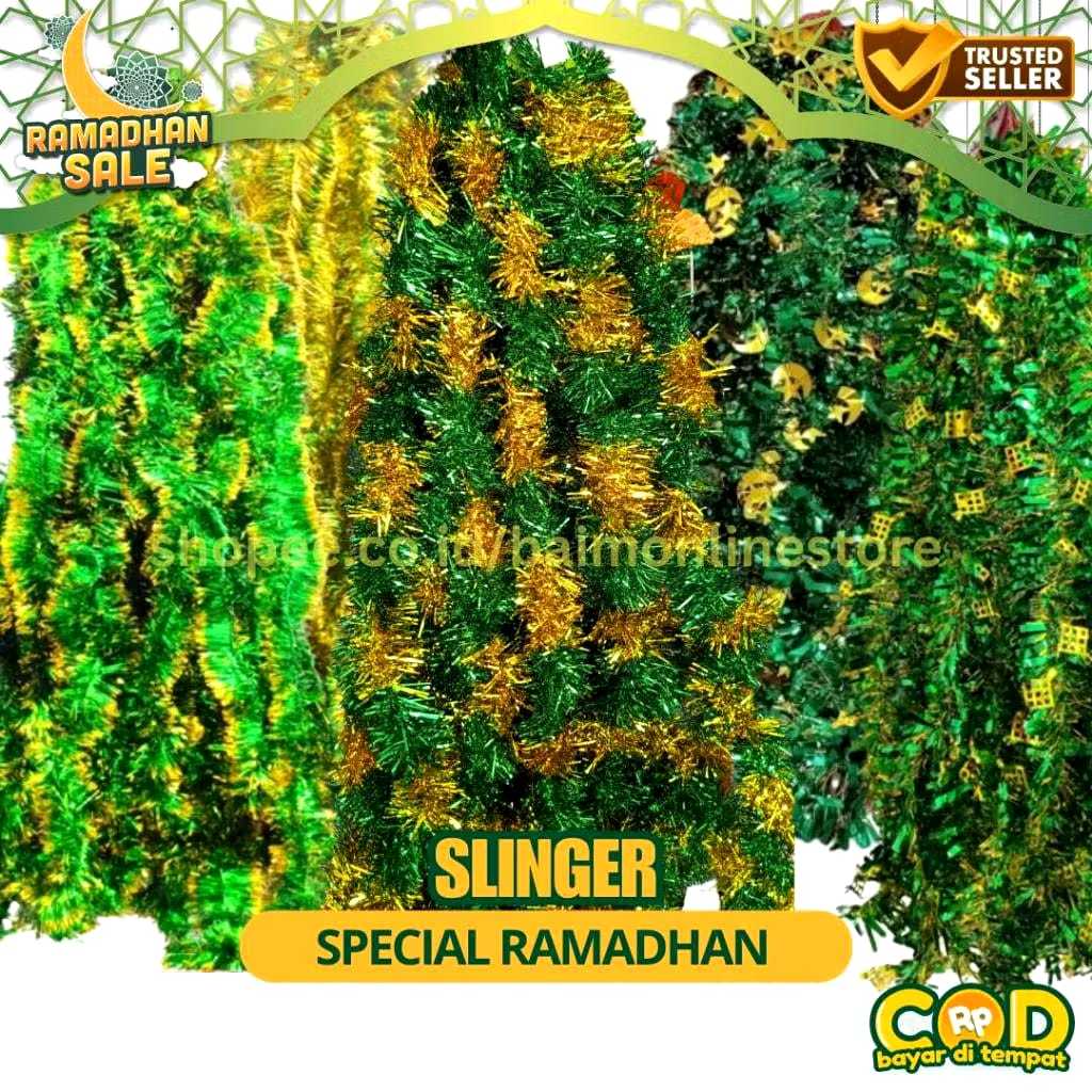 Slinger Rumbai Panjang 2 Meter Tebal Berkualitas | Slinger Dekorasi Pesta Murah