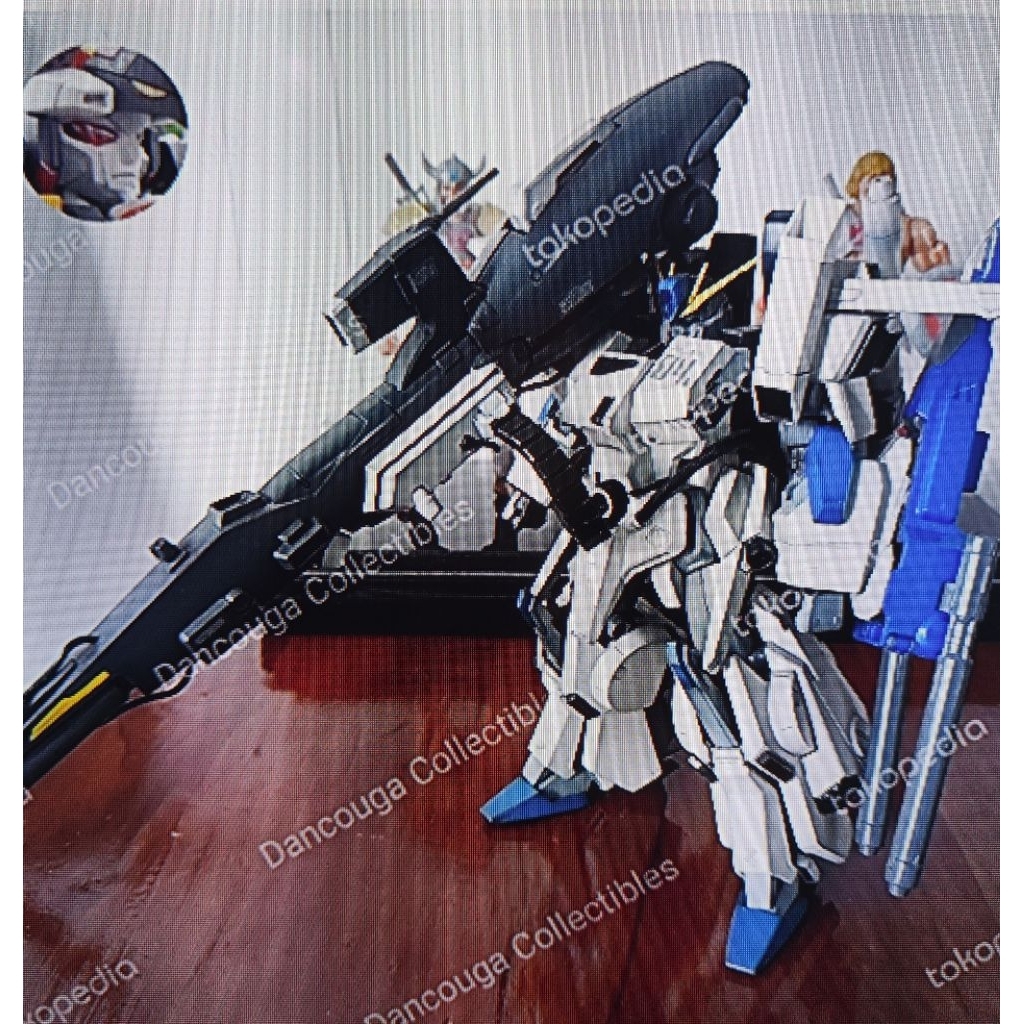 bandai master grade mg 1/100 full armor zz gundam fazz mass produce versi mg lama sudah cat dan fini