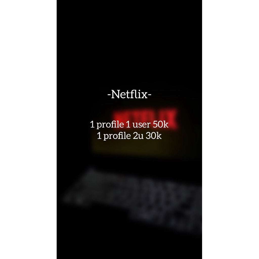 Netflix Premium 4K UHD Tanpa VPN, Garansi Penuh, Region Indonesia