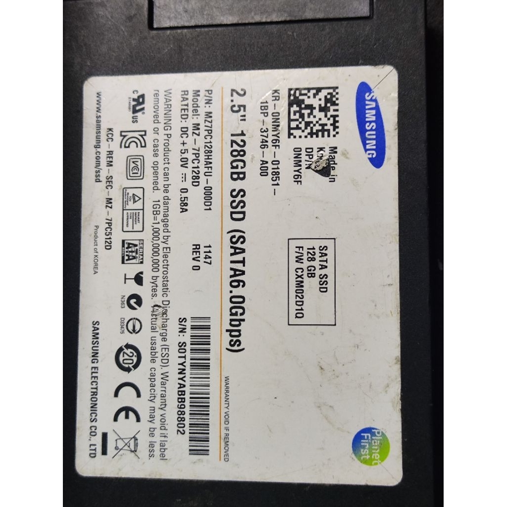 SSD Samsung 128GB
