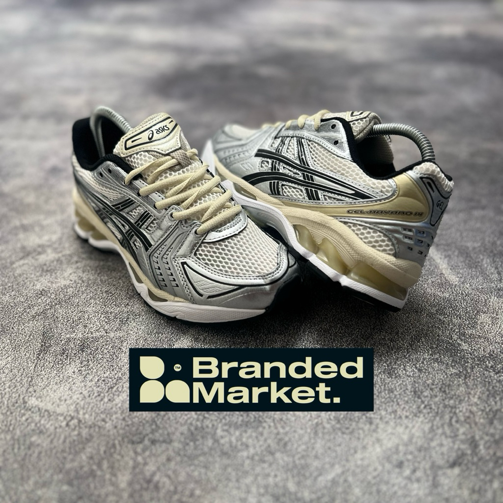 sepatu asics gel kayano 14 size 39 / 24.5 cm