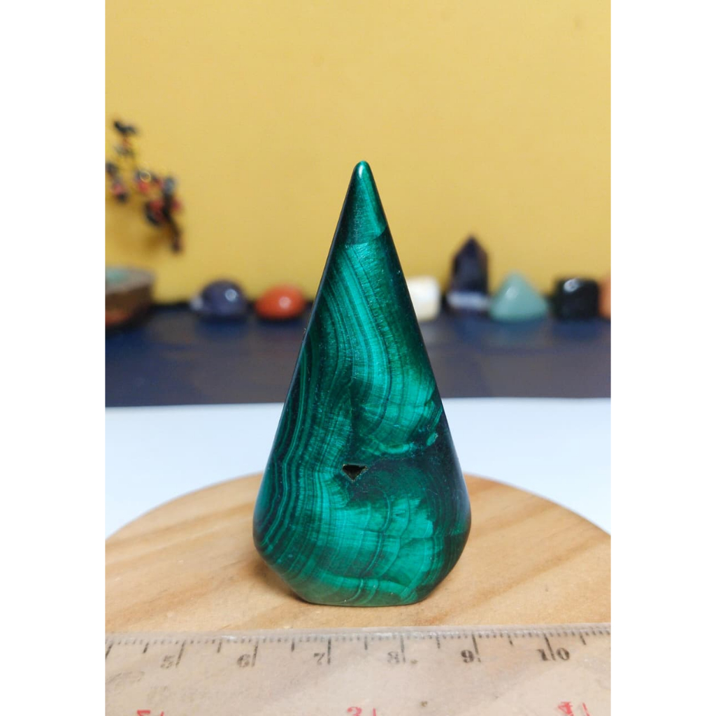 Natural Malachite Ornament (8)