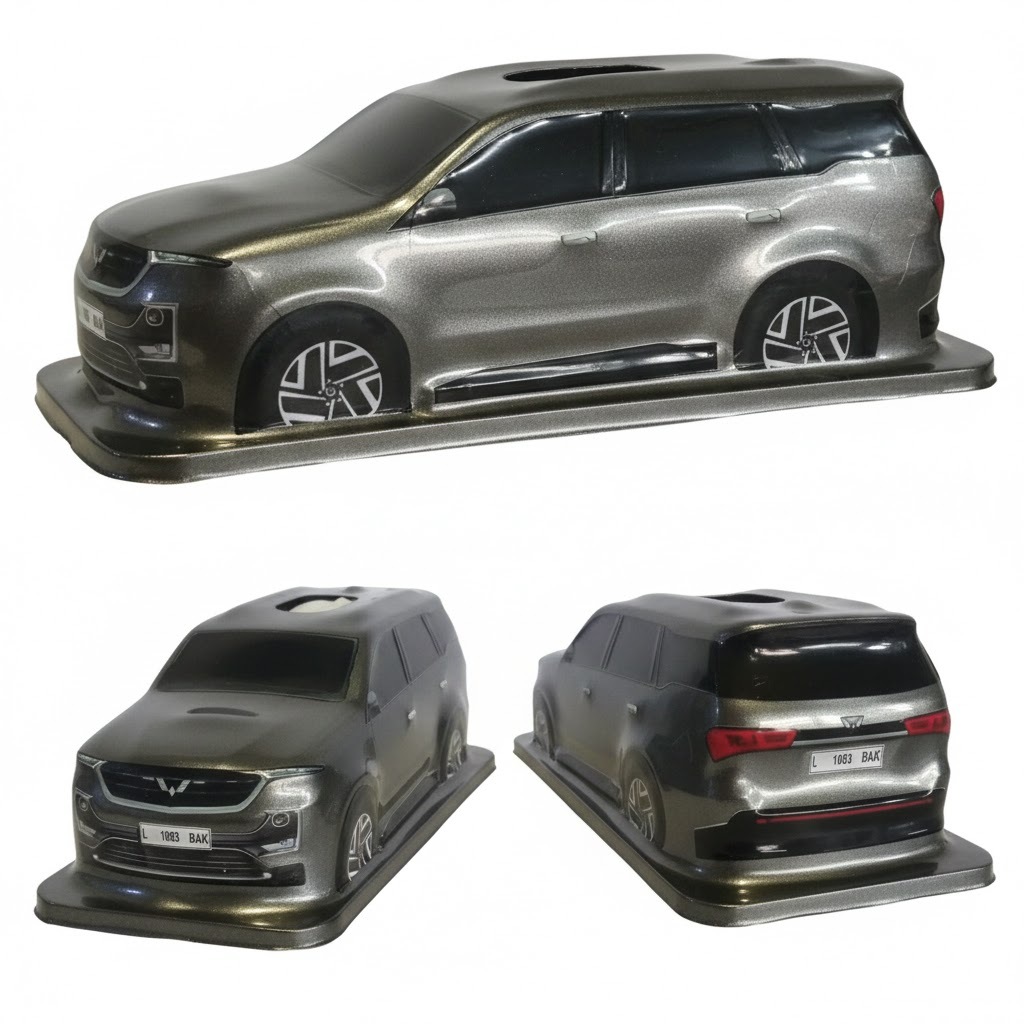 (Wuling Almaz) Kotak Tisu Minimalis Bentuk Mobil/Tempat Tisu Aesthetic Style