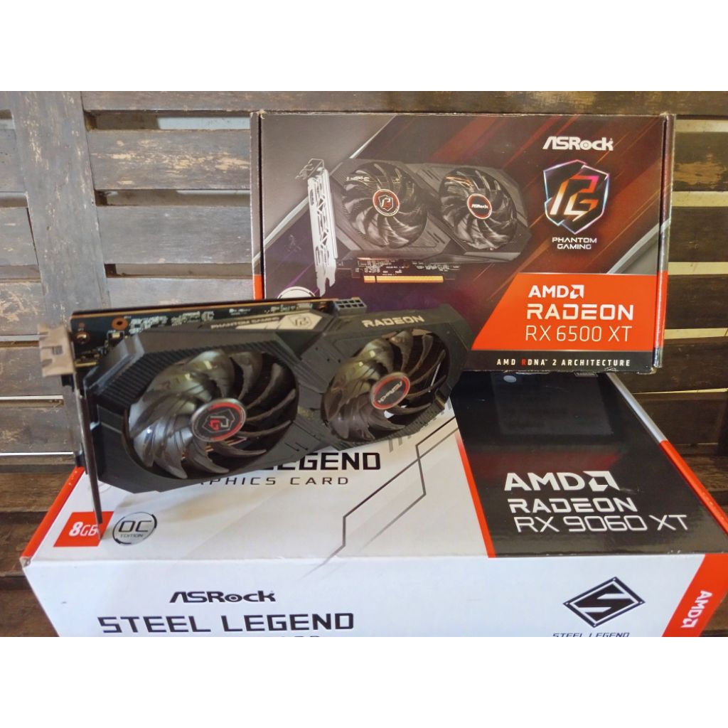 Asrock phantom gaming rx 6500 xt 4gb [Bekas] Korban Upgrade BERGARANSI RESMI