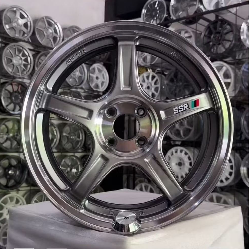 velg mobil ring 17 SSR GTX 03 FLOW FORMING PCD 4X100 R17 velg mobil Fronx jazz Raize rocky yaris vio