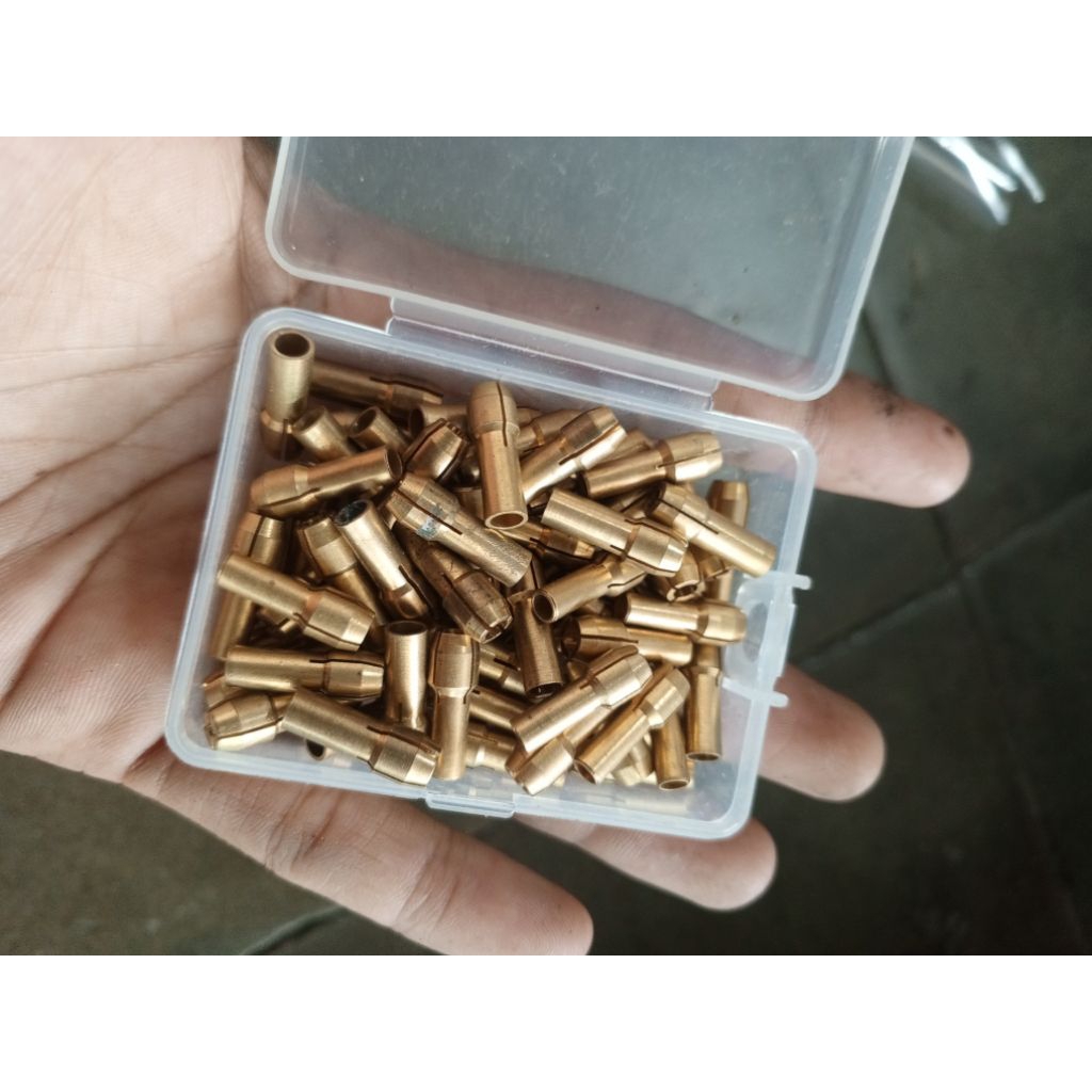 MINI DRILL BRASS COLLET KUNINGAN – MINI GRINDER / BOR CHUCK 1–3.2 MM