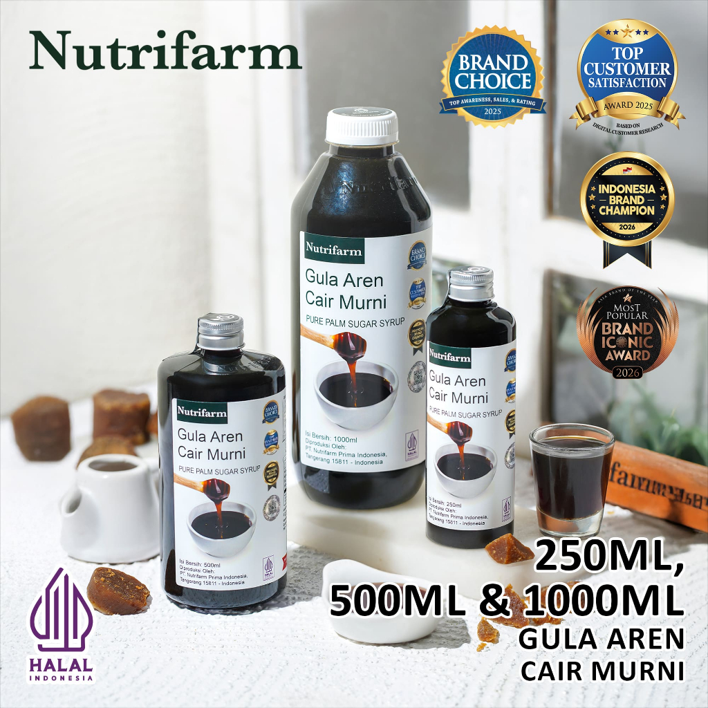 Nutrifarm Gula Aren Cair 250ml 500ml 1000ml