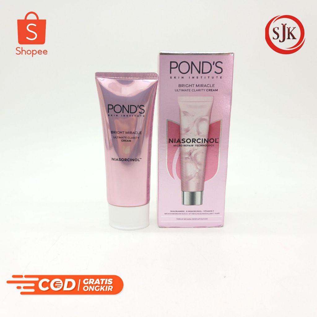Ponds Bright Beauty Krim Wajah Skin Perfecting Cream Pencerah Wajah 40 G - Brightening Cream
