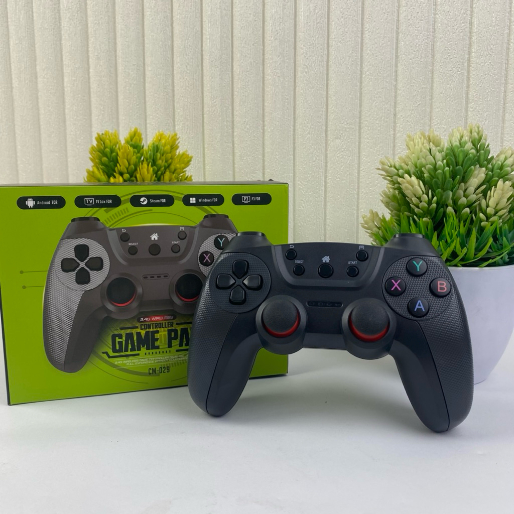 GAMEPAD WIRELESS SINGLE 2.4G FOR WINDOWS PC, HP ANDROID, TV ANDROID